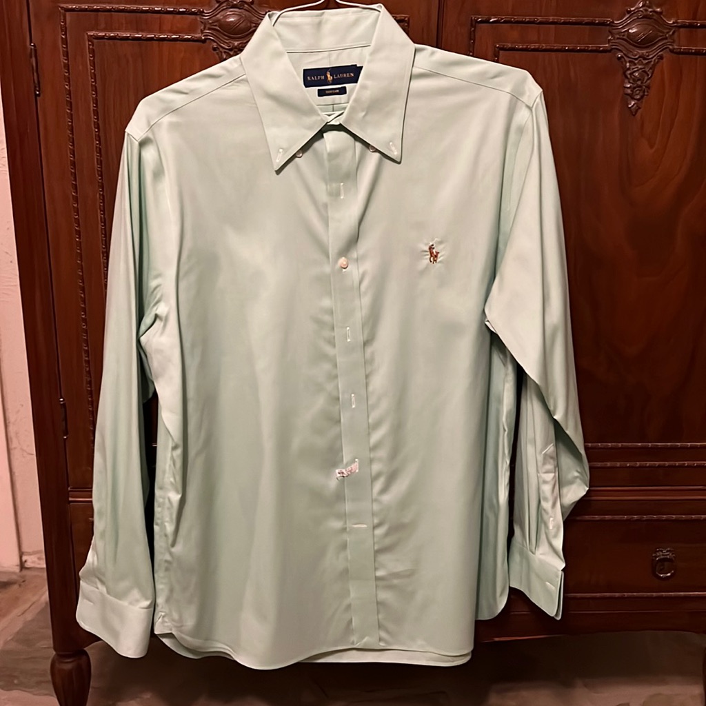 Mint Green Button Down L